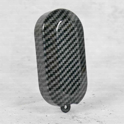 Protective Key Case / Cover for Fiat 500, 500L, Abarth - Carbon Fibre Style