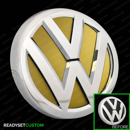 VW Badge Colour Change Inlay Stickers for GOLF Mk 7 2012 - 2020