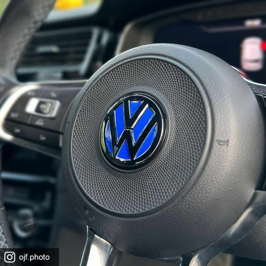 Steering Wheel VW Inlay Decal Sticker for Golf MK7 / MK7.5