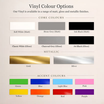 Custom Vinyl Transfer Stickers