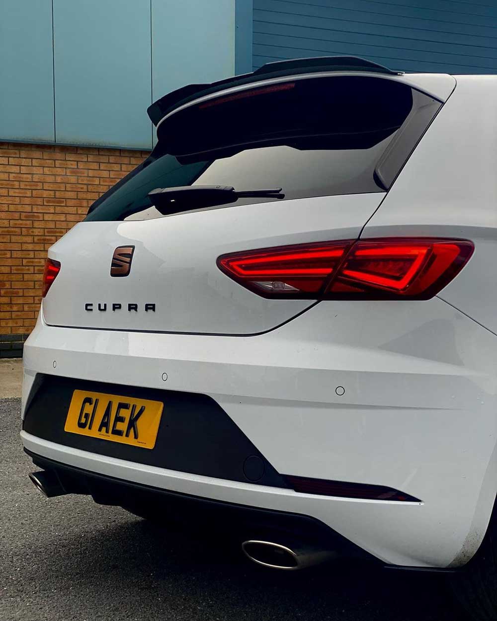Rear Reflector Blackout Overlay Decals for Cupra Leon / FR
