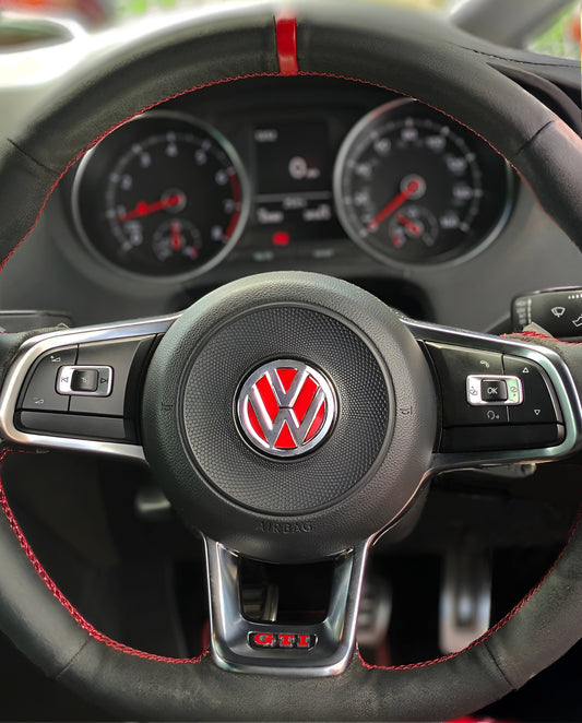 Steering Wheel Colour Change Decals for VW Polo GTI MK5 6C
