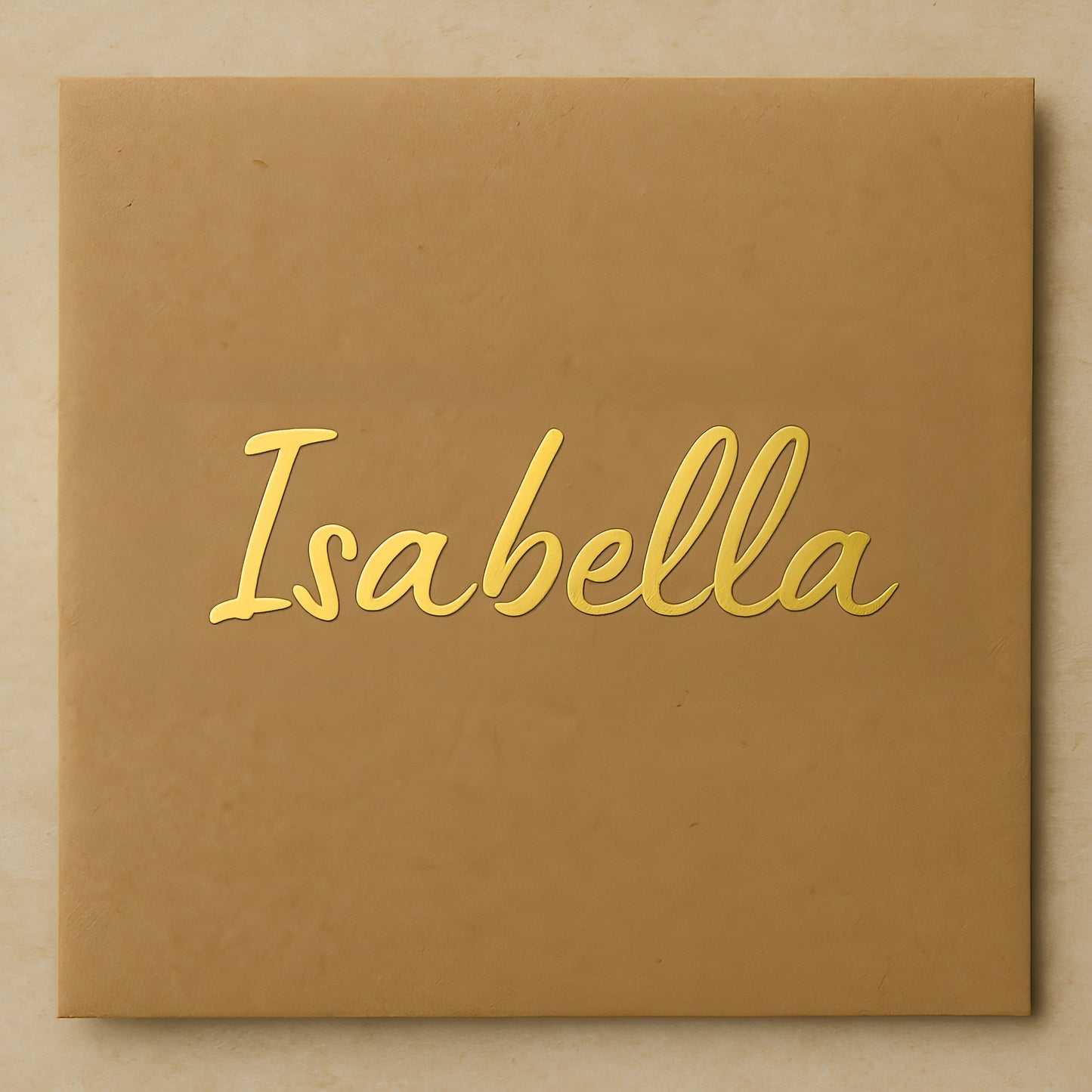 Personalised Name Stickers – Mirror Gold, Silver, Black or White Vinyl Decals