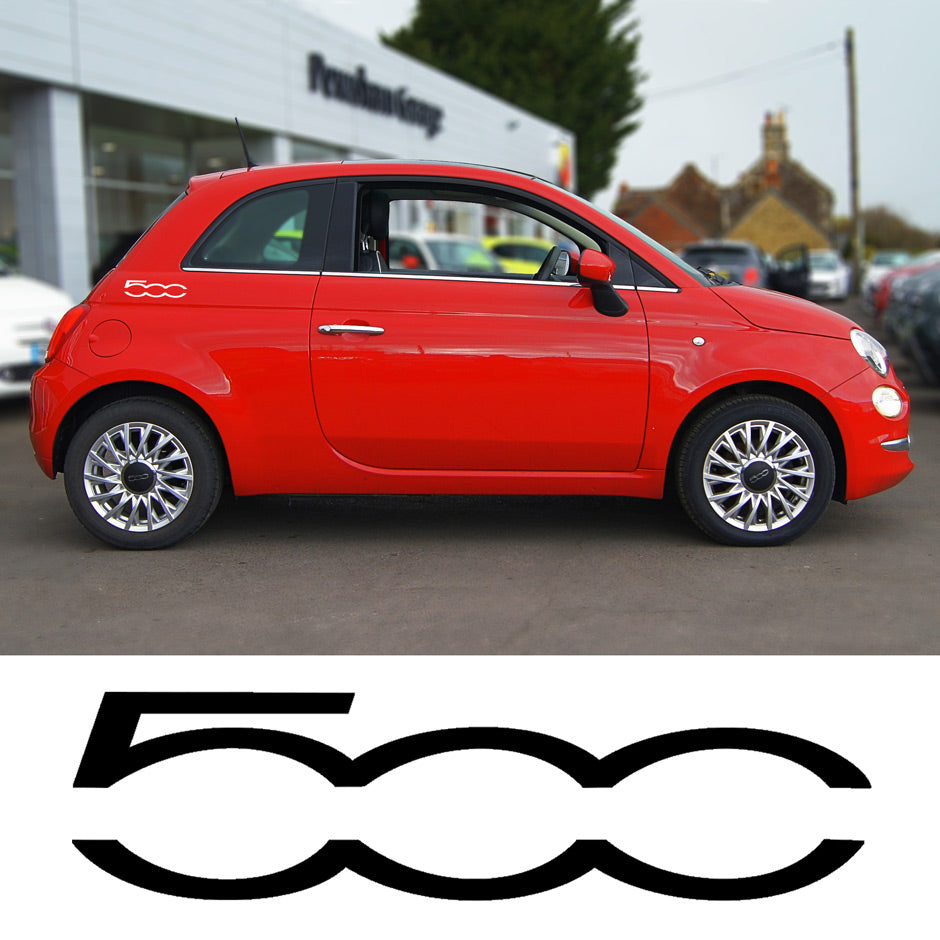 Fiat 500 Side Panel Decals