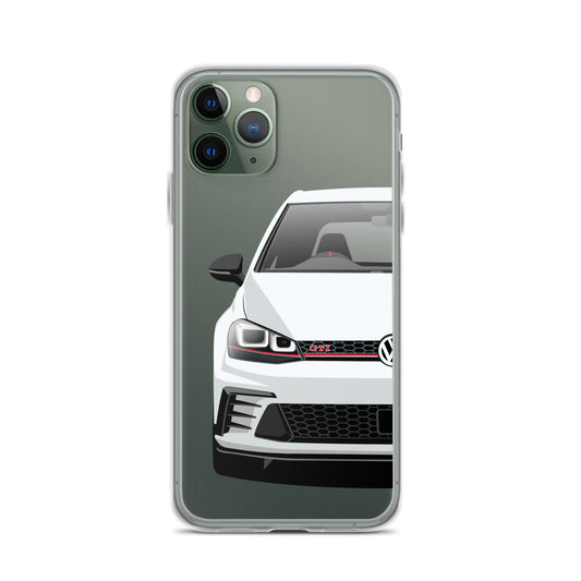 VW Golf MK7 GTI Illustration Art Clear Case for iPhone®