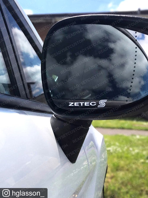 Ford Fiesta Zetec S Wing Mirror Decals